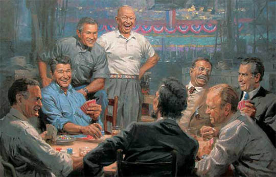 prezidenty-i-poker
